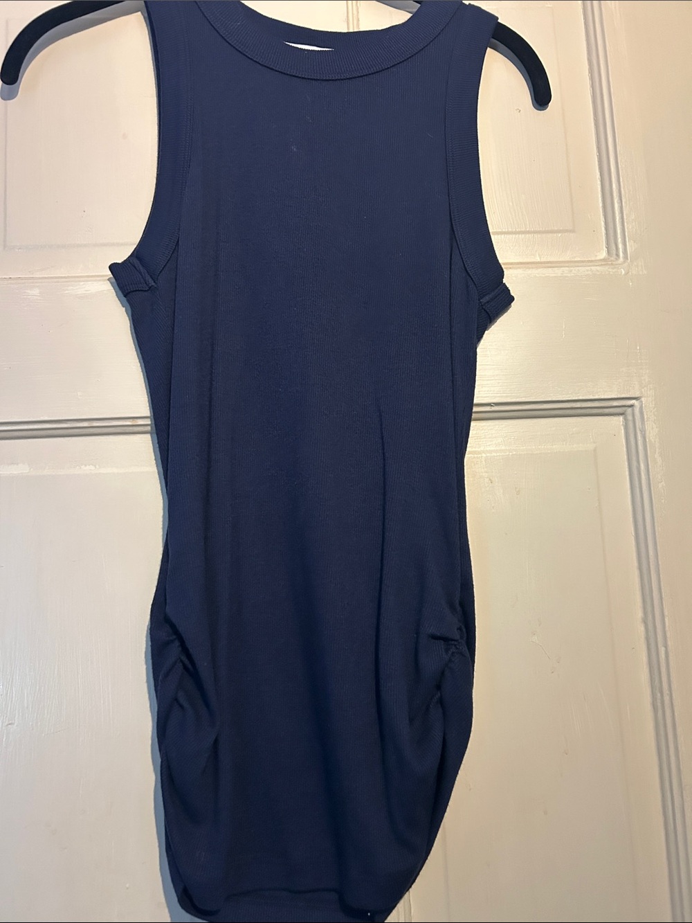 Michael Stars Navy Ribbed Tank. XS